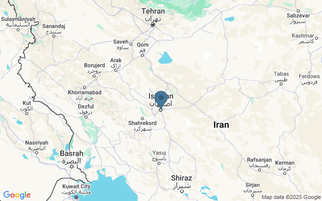 Kaart met locatie Grote Bazaar Isfahan